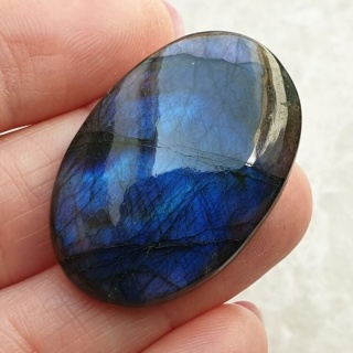 Labradoryt kaboszon 36x24 mm nr B562