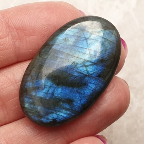 Labradorite cabochon 37x22 mm no B407 Labradorite cabochon 37x22 mm no B407