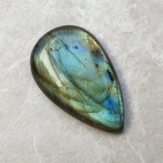 Labradoryt kaboszon 38x24 mm nr B613