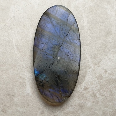 Labradorite cabochon 42x20 mm no B464