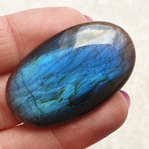 Labradorite cabochon 42x26 mm no B509 Labradorite cabochon 42x26 mm no B509