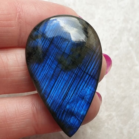 Labradorite cabochon 42x26 mm no B540 Labradorite cabochon 42x26 mm no B540