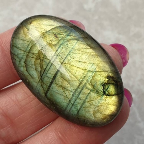 Labradorite cabochon 42x26 mm no B638 Labradorite cabochon 42x26 mm no B638