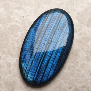 Labradoryt kaboszon 49x28 mm nr B393