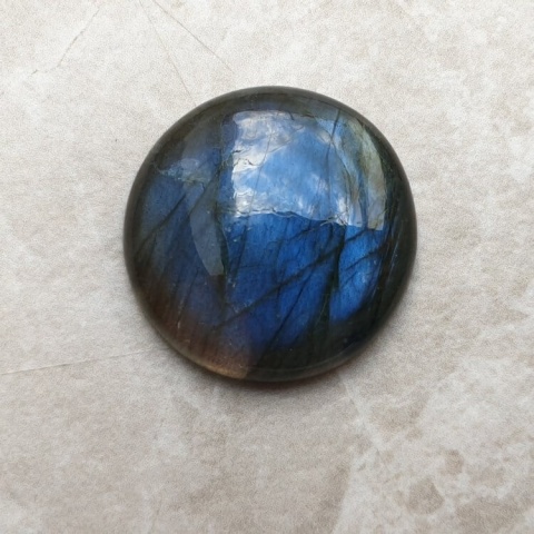 Labradorite cabochon fi 23x mm no B595