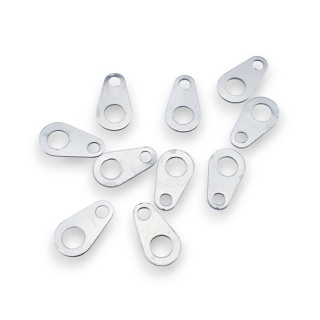 Zawieszka wykończeniowa stal szlachetna 9x5 mm 5 szt.