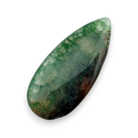 Agate cabochon with mounting hole 40x18 mm no 138 Agate cabochon with mounting hole 40x18 mm no 138