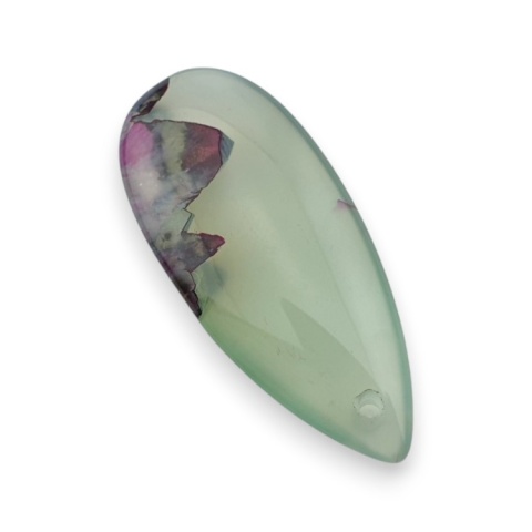 Agat kaboszon z dziurką 41x18 mm nr 113 Agat kaboszon z dziurką 41x18 mm nr 113