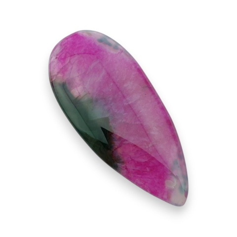 Agate cabochon with mounting hole 41x18 mm no 121 Agate cabochon with mounting hole 41x18 mm no 121