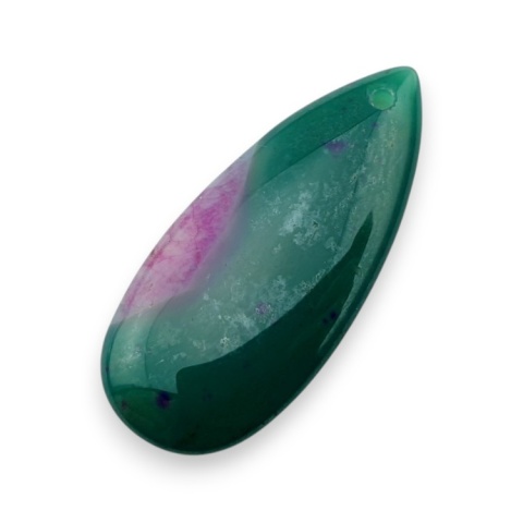Agat kaboszon z dziurką 41x18 mm nr 122 Agat kaboszon z dziurką 41x18 mm nr 122
