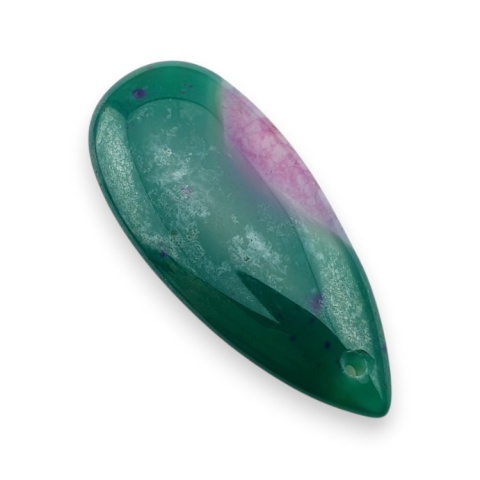 Agat kaboszon z dziurką 41x18 mm nr 122 Agat kaboszon z dziurką 41x18 mm nr 122