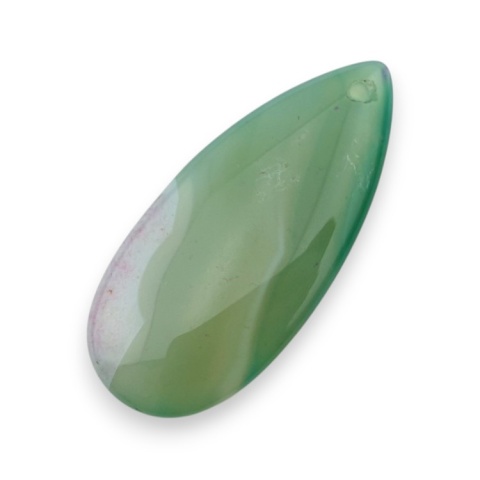 Agate cabochon with mounting hole 41x18 mm no 127 Agate cabochon with mounting hole 41x18 mm no 127