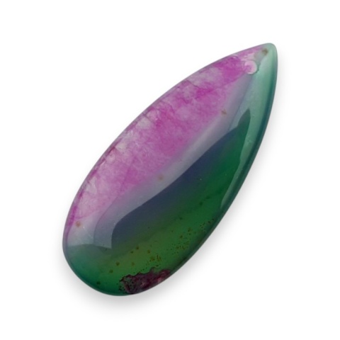 Agat kaboszon z dziurką 41x18 mm nr 129 Agat kaboszon z dziurką 41x18 mm nr 129