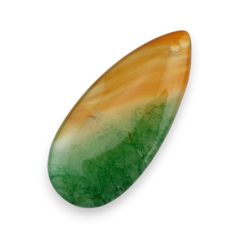 Agate cabochon with mounting hole 41x18 mm no 139 Agate cabochon with mounting hole 41x18 mm no 139