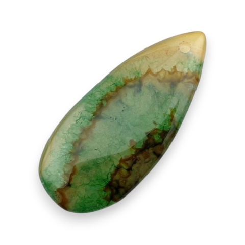 Agat kaboszon z dziurką 41x18 mm nr 141 Agat kaboszon z dziurką 41x18 mm nr 141