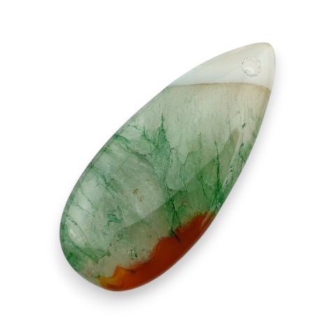 Agat kaboszon z dziurką 41x18 mm nr 146