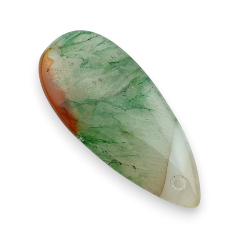 Agat kaboszon z dziurką 41x18 mm nr 146