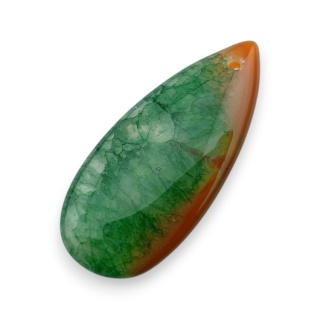 Agat kaboszon z dziurką 41x18 mm nr 148