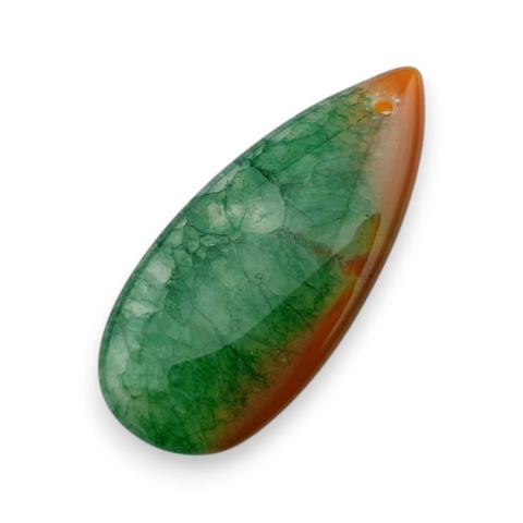 Agate cabochon with mounting hole 41x18 mm no 148 Agate cabochon with mounting hole 41x18 mm no 148