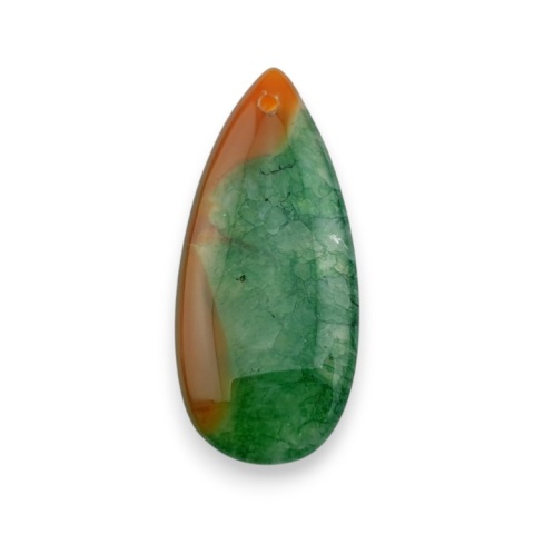 Agate cabochon with mounting hole 41x18 mm no 148 Agate cabochon with mounting hole 41x18 mm no 148