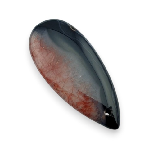 Agat kaboszon z dziurką 41x18 mm nr 155 Agat kaboszon z dziurką 41x18 mm nr 155