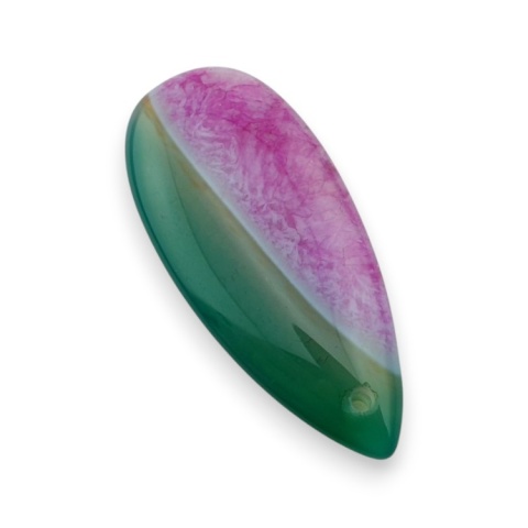 Agat kaboszon z dziurką 41x19 mm nr 123 Agat kaboszon z dziurką 41x19 mm nr 123