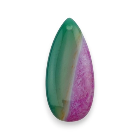 Agat kaboszon z dziurką 41x19 mm nr 123 Agat kaboszon z dziurką 41x19 mm nr 123