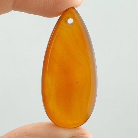 Agat kaboszon z dziurką 41x19 mm nr 143 Agat kaboszon z dziurką 41x19 mm nr 143