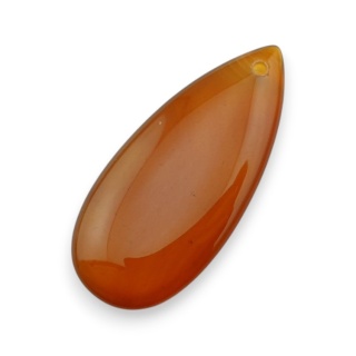 Agat kaboszon z dziurką 41x19 mm nr 143