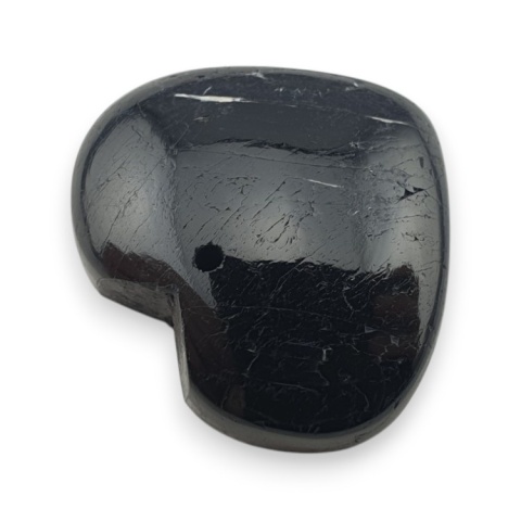 Black tourmaline heart with mounting hole 24x21 mm no 17 Black tourmaline heart with mounting hole 24x21 mm no 17