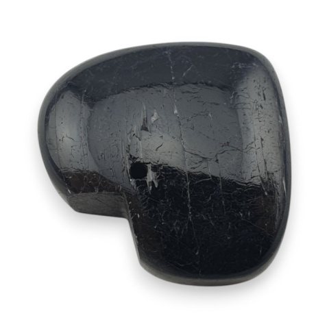 Czarny turmalin serce z dziurką 25x22 mm nr 16 Czarny turmalin serce z dziurką 25x22 mm nr 16