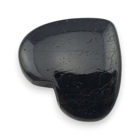 Czarny turmalin serce z dziurką 29x26 mm nr 14 Czarny turmalin serce z dziurką 29x26 mm nr 14