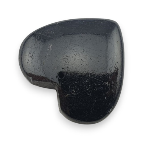 Czarny turmalin serce z dziurką 29x28 mm nr 8 Czarny turmalin serce z dziurką 29x28 mm nr 8