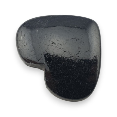 Czarny turmalin serce z dziurką 31x25 mm nr 12 Czarny turmalin serce z dziurką 31x25 mm nr 12