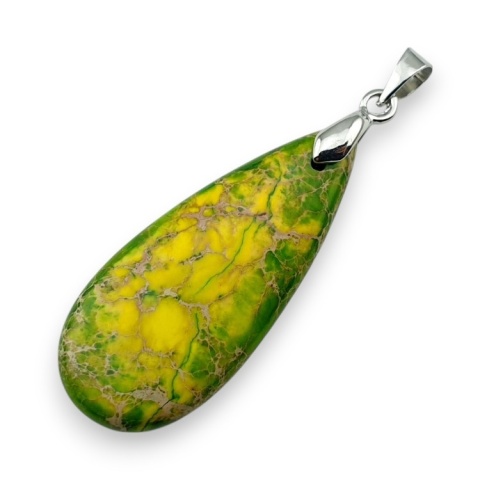 Imperial jasper pendant 35x15 mm no 222 Imperial jasper pendant 35x15 mm no 222
