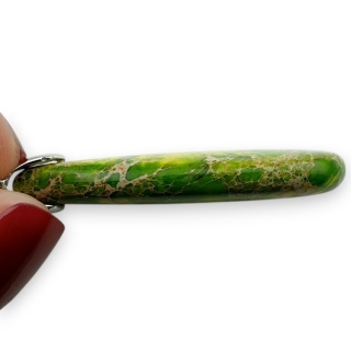 Jaspis cesarski zawieszka 35x15 mm nr 222