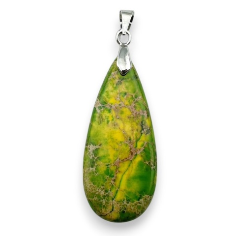 Imperial jasper pendant 35x15 mm no 222 Imperial jasper pendant 35x15 mm no 222