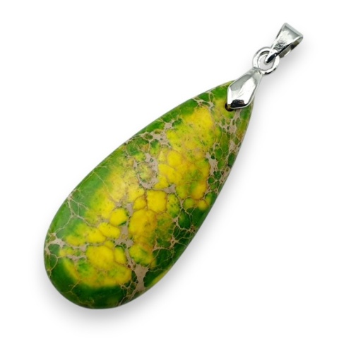 Imperial jasper pendant 35x15 mm no 224 Imperial jasper pendant 35x15 mm no 224
