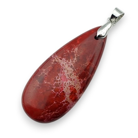 Imperial jasper pendant 35x15 mm no 241 Imperial jasper pendant 35x15 mm no 241