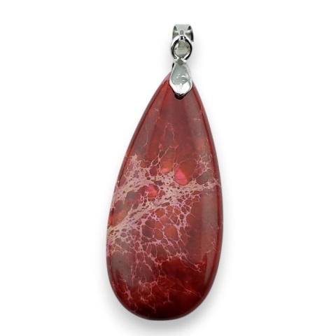 Imperial jasper pendant 35x15 mm no 241 Imperial jasper pendant 35x15 mm no 241