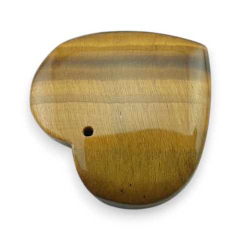 Tygrysie oko serce z dziurką 27x25 mm nr 21 Tygrysie oko serce z dziurką 27x25 mm nr 21