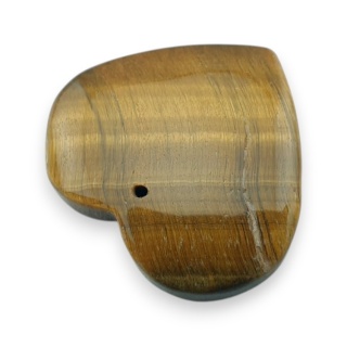 Tygrysie oko serce z dziurką 30x28 mm nr 6