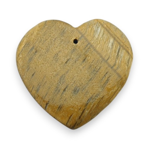 Tygrysie oko serce z dziurką 30x29 mm nr 25 Tygrysie oko serce z dziurką 30x29 mm nr 25