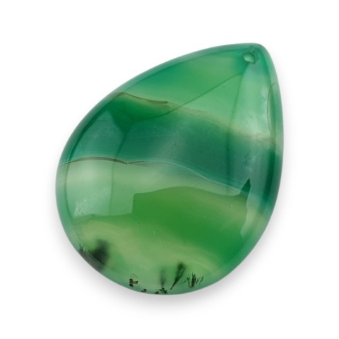 Agate cabochon with mounting hole 40x30 mm no 198 Agate cabochon with mounting hole 40x30 mm no 198