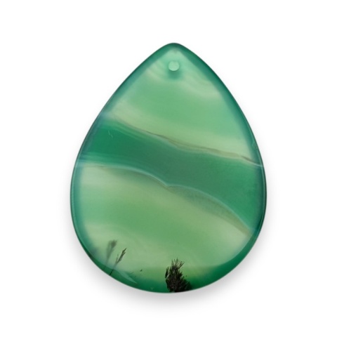 Agate cabochon with mounting hole 40x30 mm no 198 Agate cabochon with mounting hole 40x30 mm no 198