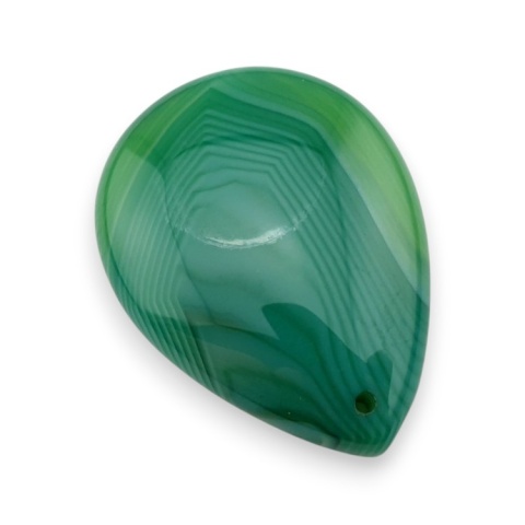 Agate cabochon with mounting hole 40x30 mm no 199