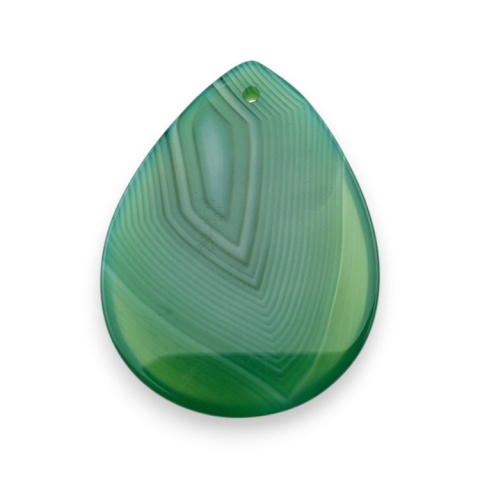 Agate cabochon with mounting hole 40x30 mm no 199