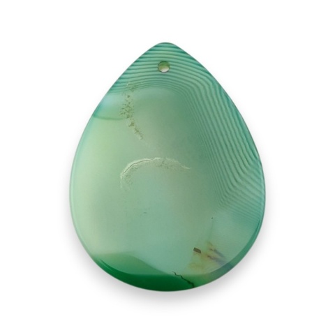 Agate cabochon with mounting hole 40x30 mm no 201 Agate cabochon with mounting hole 40x30 mm no 201