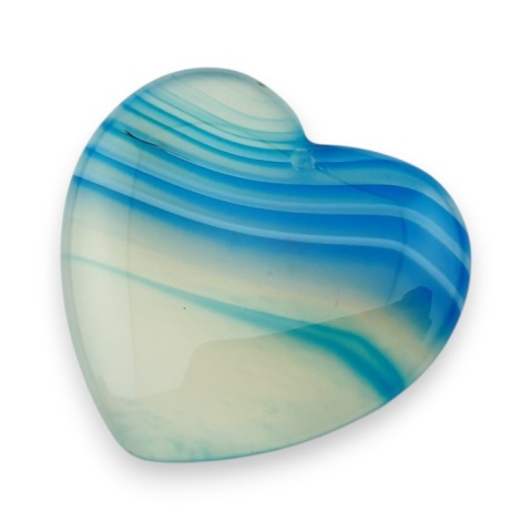 Agate cabochon with mounting hole 40x38 mm no 217