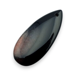 Agat kaboszon z dziurką 41x18 mm nr 164